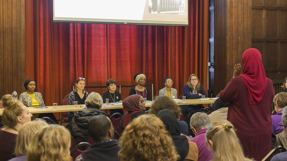 Women on report panel