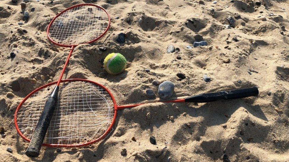 Litter on Great Yarmouth beach