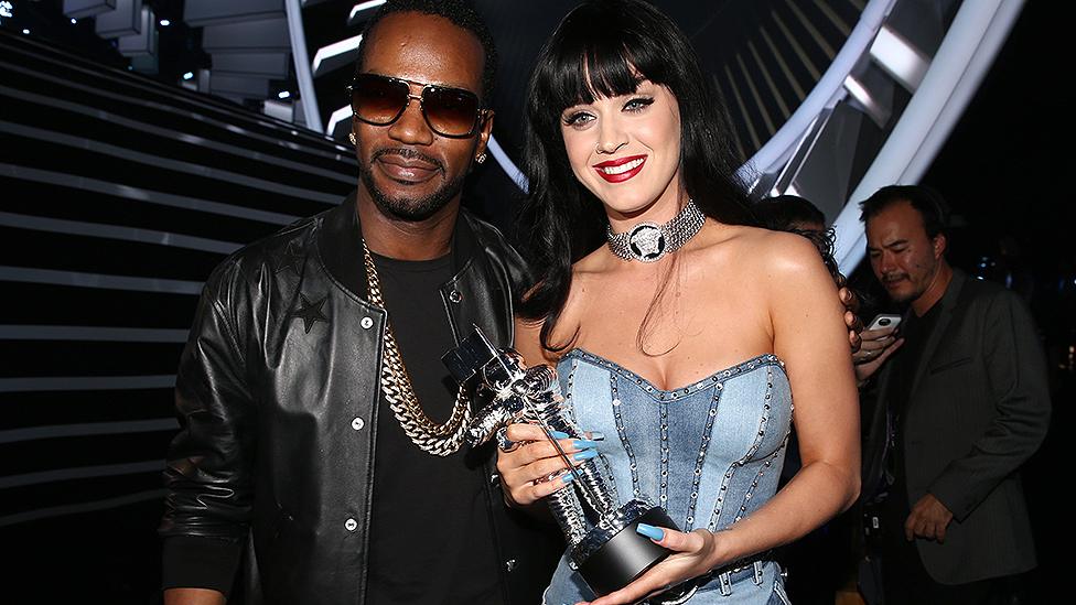 Juicy J and Katy Perry