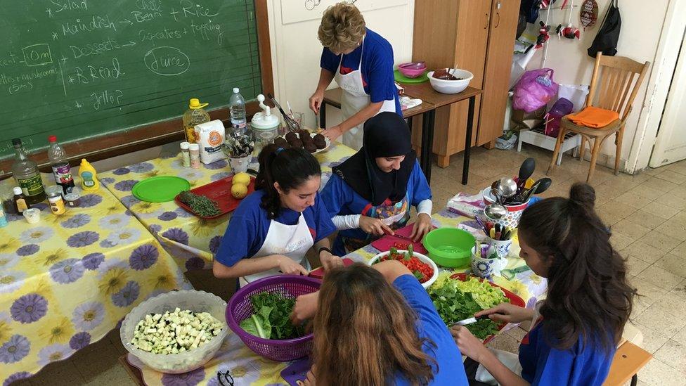 The 'hunger heroes' preparing food to give to the needy