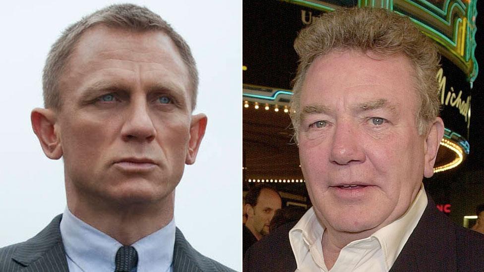 Daniel Craig in Skyfall and Albert Finney