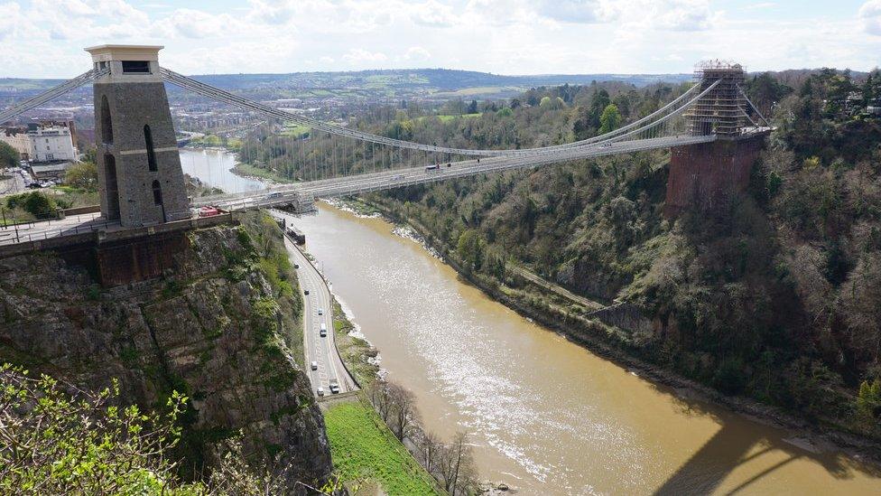 The Bristol suspension bridge