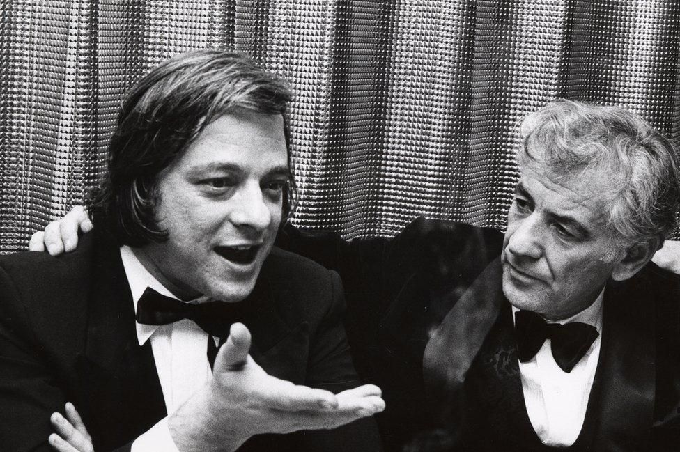 Stephen Sondheim and Leonard Bernstein