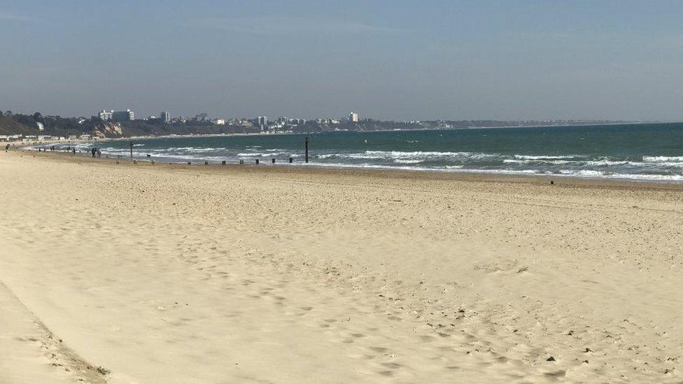 Sandbanks beach