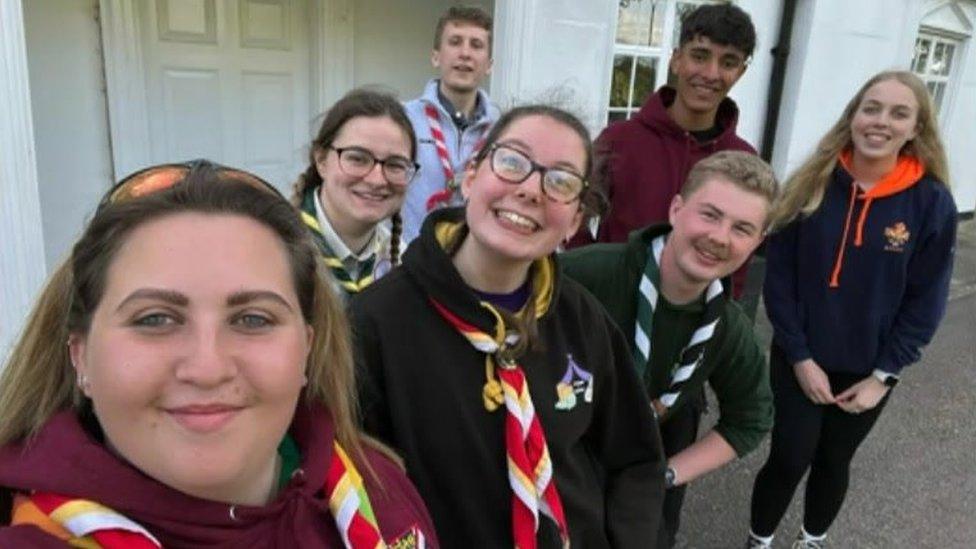 Leicestershire scouts coronation