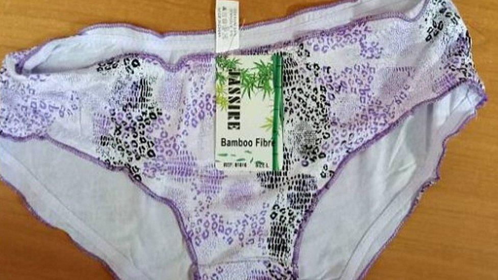 Panties up for auction in Ukraine