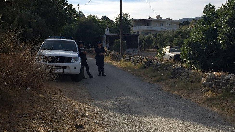 Police close off lane