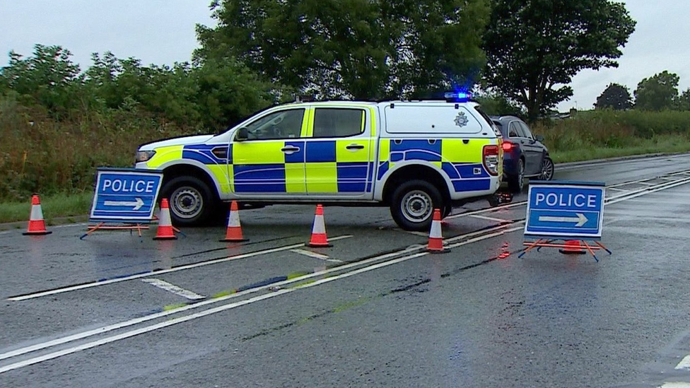 The A1079 was closed in both directions