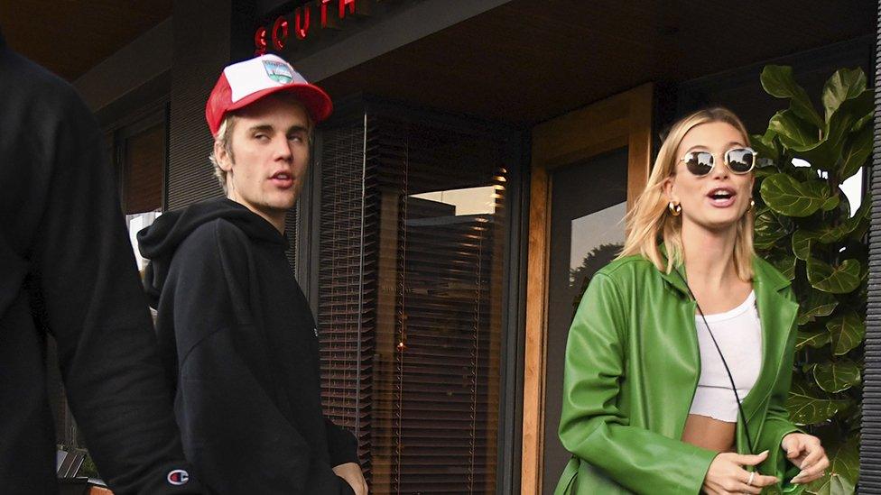 Justin Bieber and Hailey Bieber