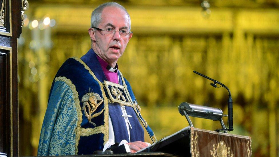 Archbishop of Canterbury Justin Welby