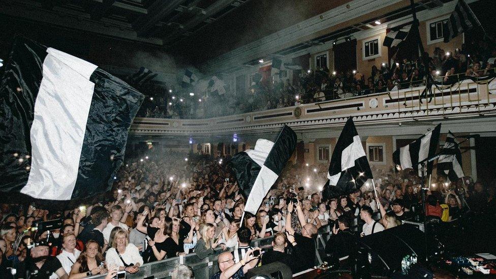 Crowd at the O2 City Hall gig