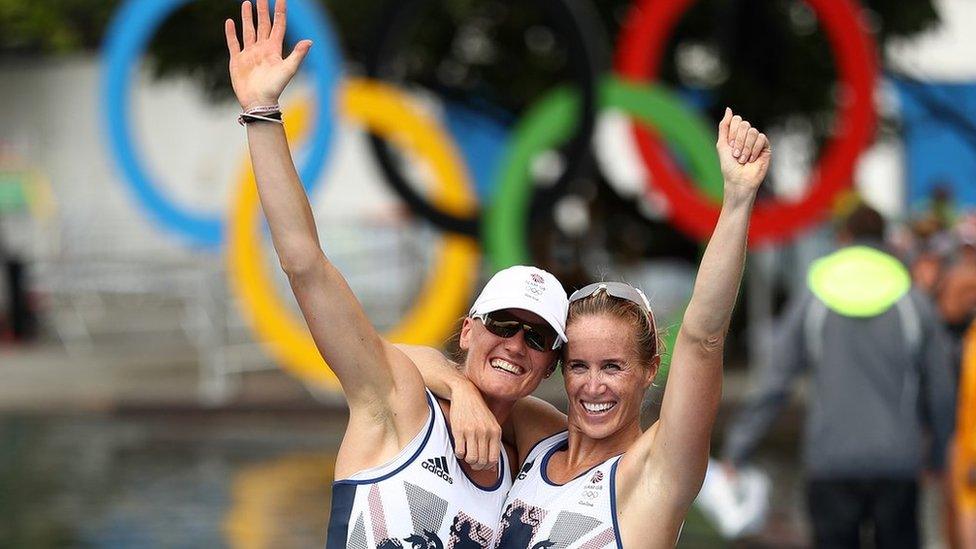 Heather Stanning and Helen Glover