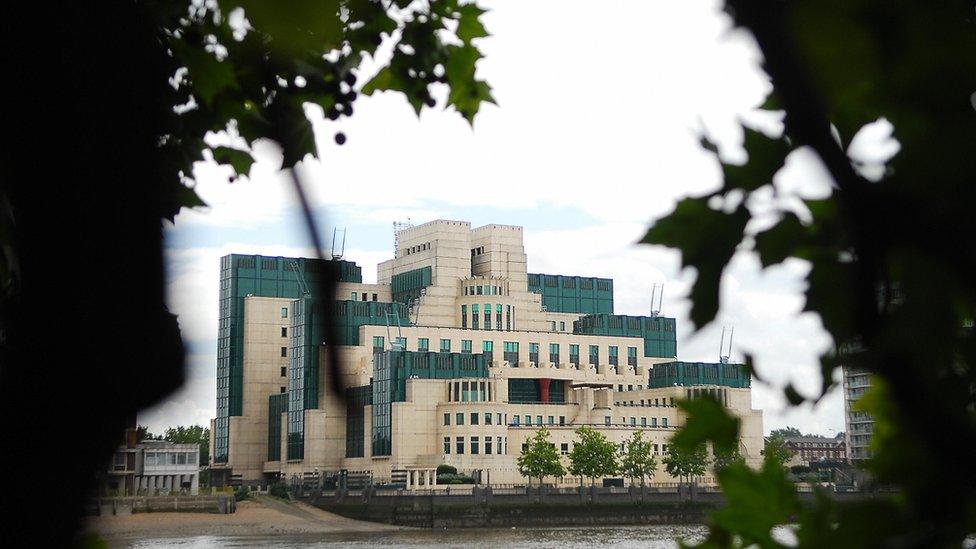 MI6 headquarters in London