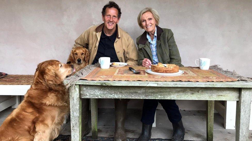 Monty Don and Mary Berry