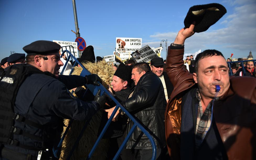 Protest in Bucharest