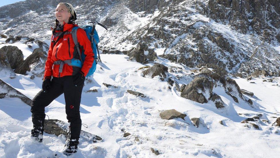 Phoebe in Cairngorns National Park in Scotland