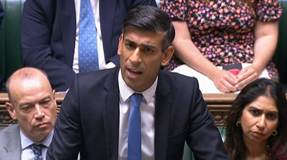 Rishi Sunak in House of Commons