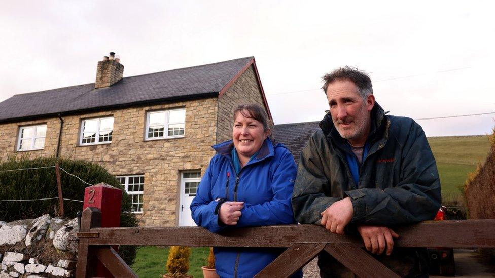 Shepherd Daniel Wood and his wife Samantha Wood