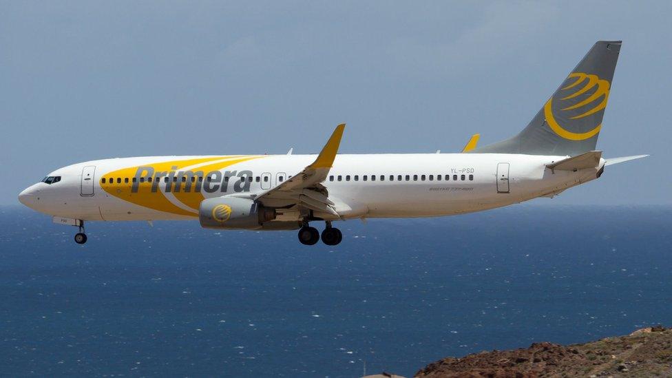 Primera Air plane