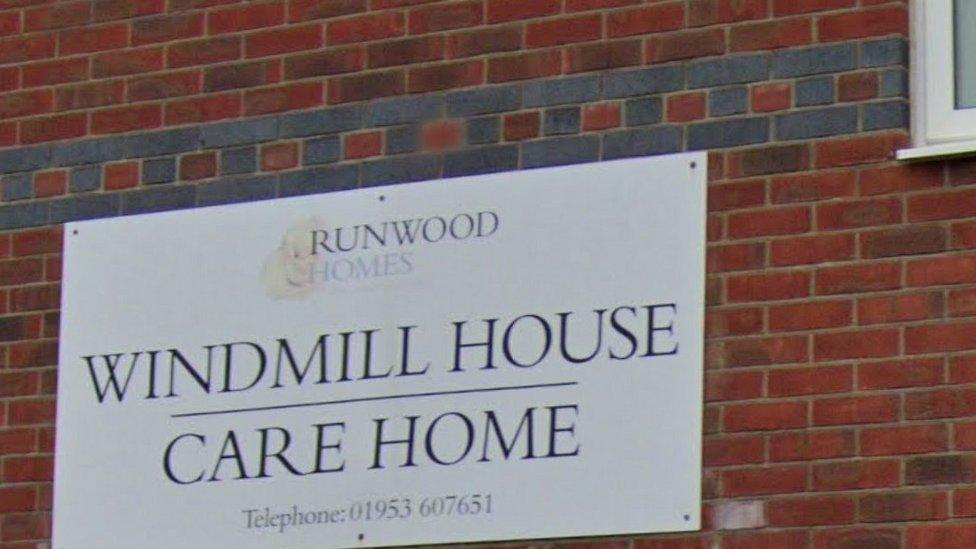 Windmill House care home in Wymondham