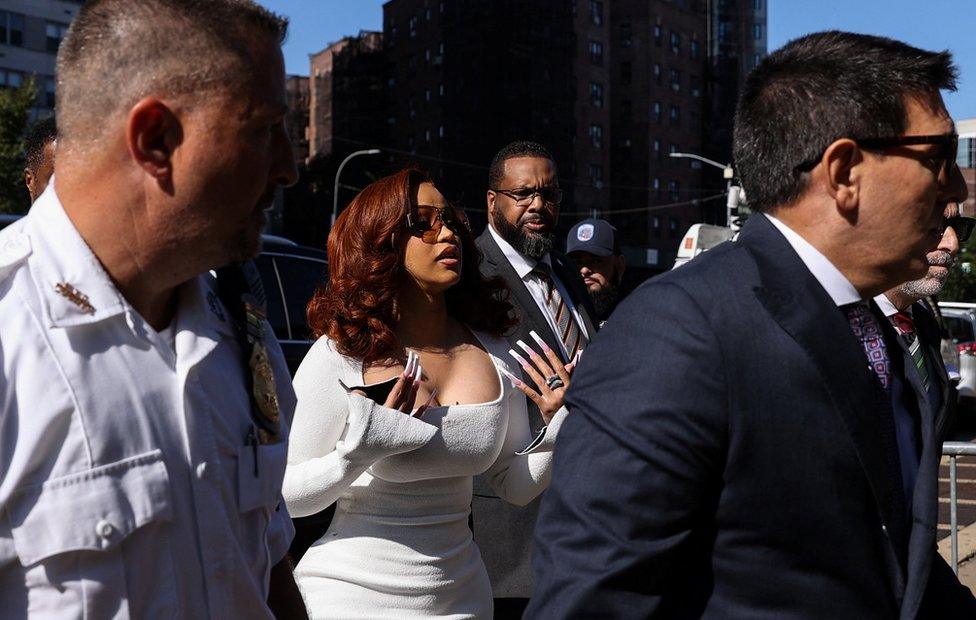 Cardi B arrives in court