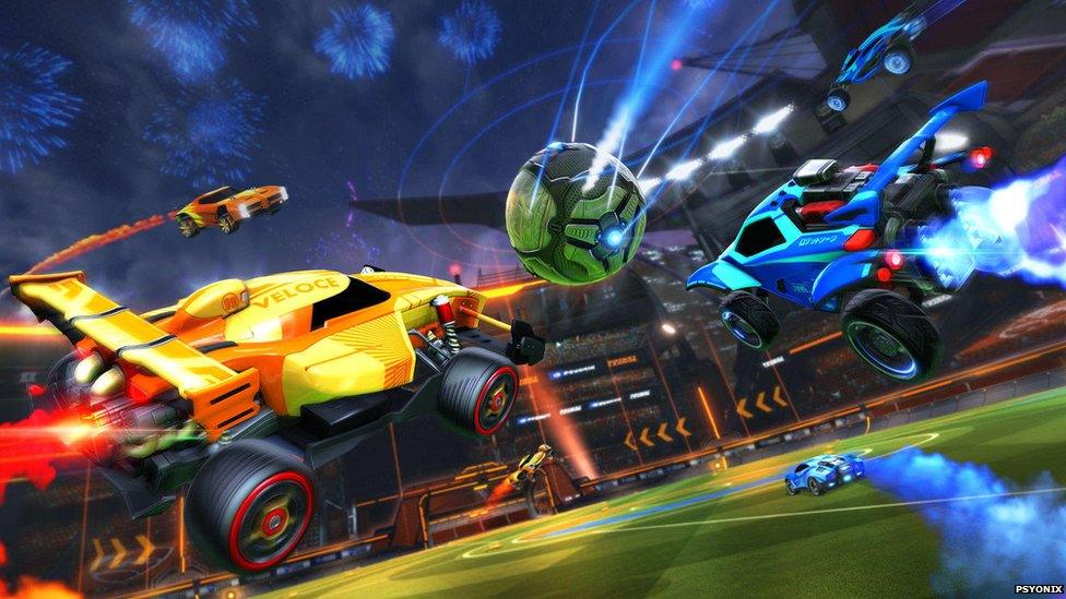 Gameplay of Rocket League