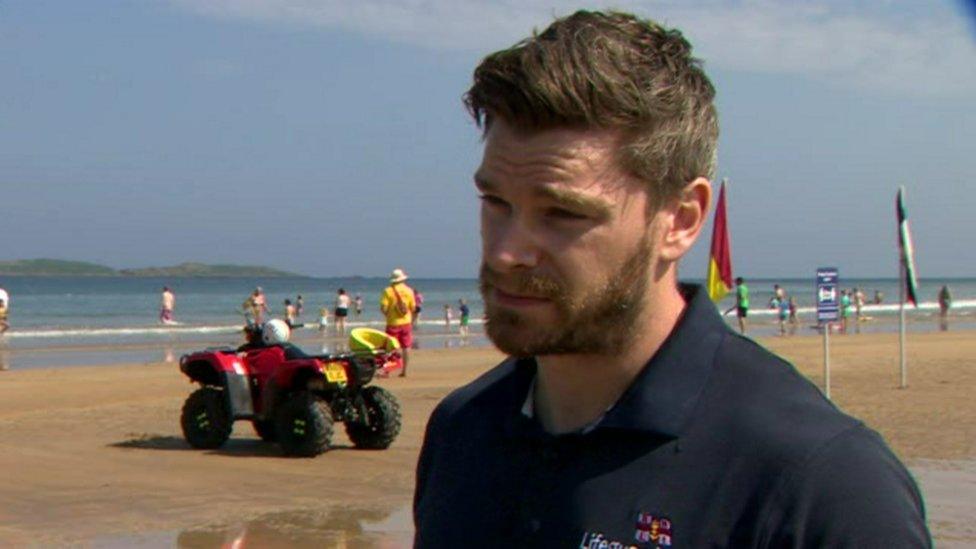 RNLI volunteer Karl O'Neill