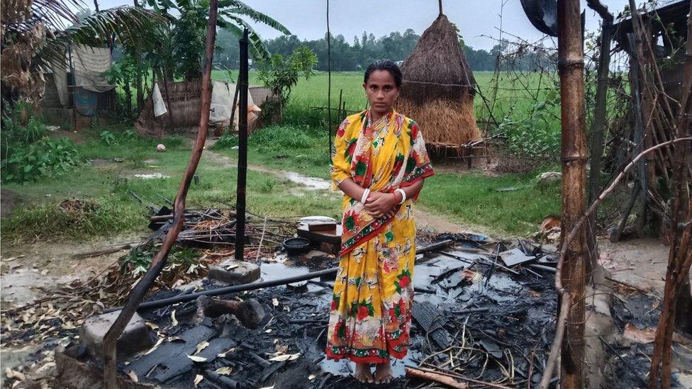 Hindu woman Nanda Rani from Rangpur District