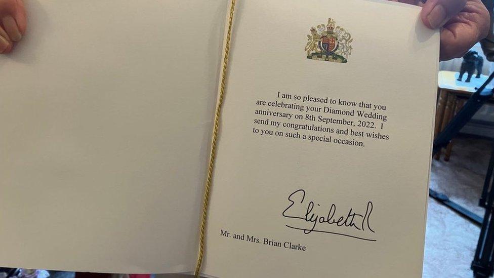 The card from the Queen