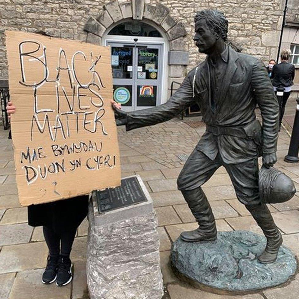 Protest in Denbigh