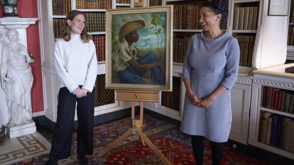 Alice Rylance-Watson and Charlotte Holmes from the National Trust