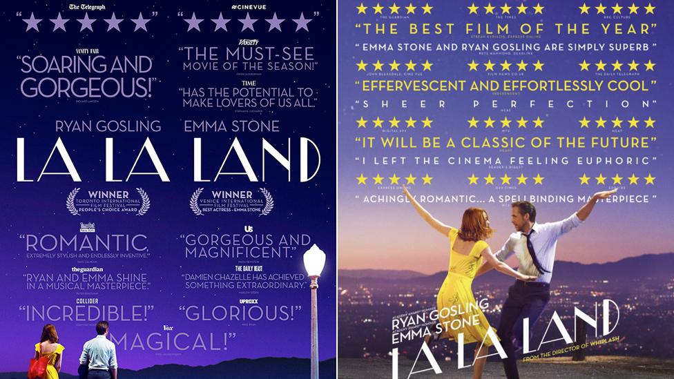 La La Land promotional posters