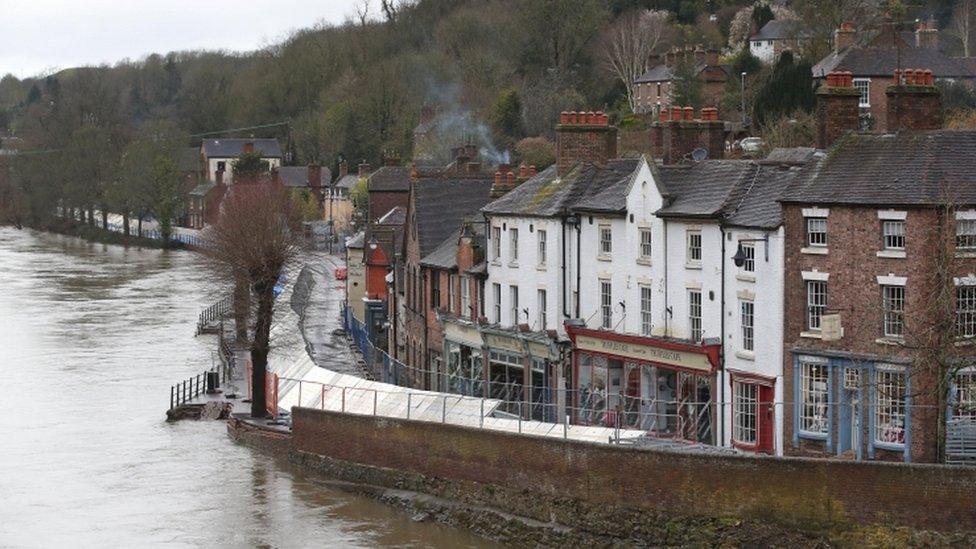 Ironbridge flood defences