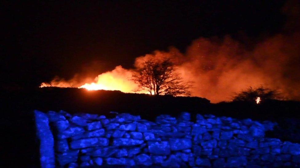 Gorse fire