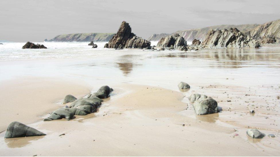 Marloes Sands beach at Pembrokeshire