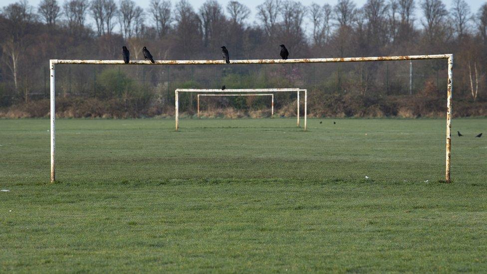 Grassroots football pitch