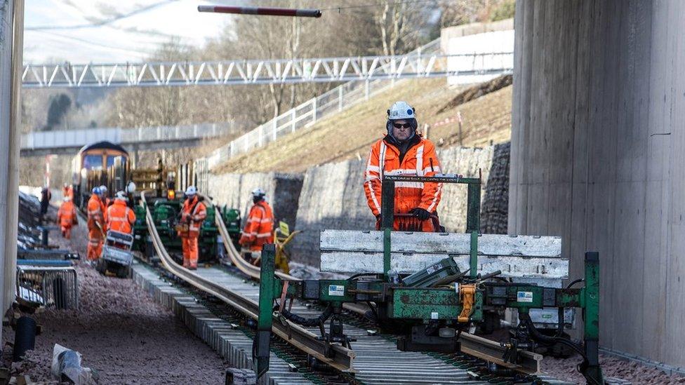 Track laying