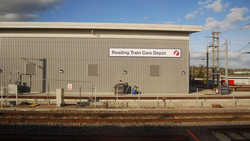 Reading train care depot