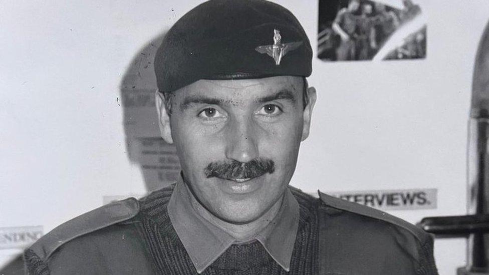 Thomas Noble in military uniform