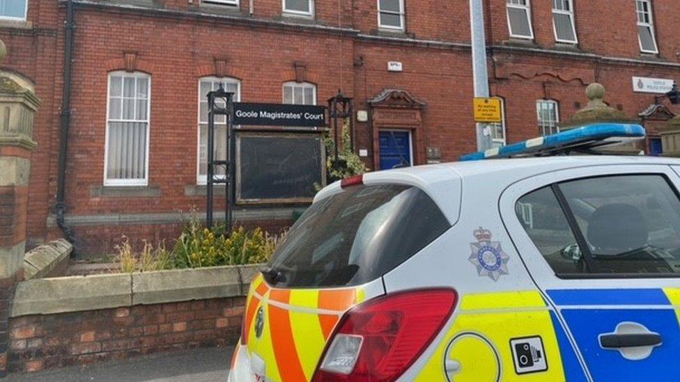 The hearing is being held at the old Goole Magistrates' Court building