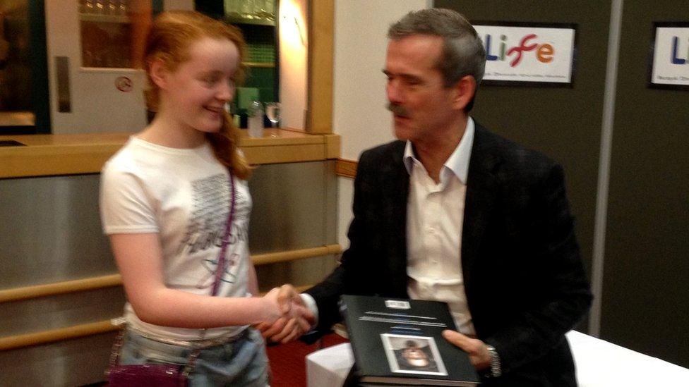 Ellen and Chris Hadfield