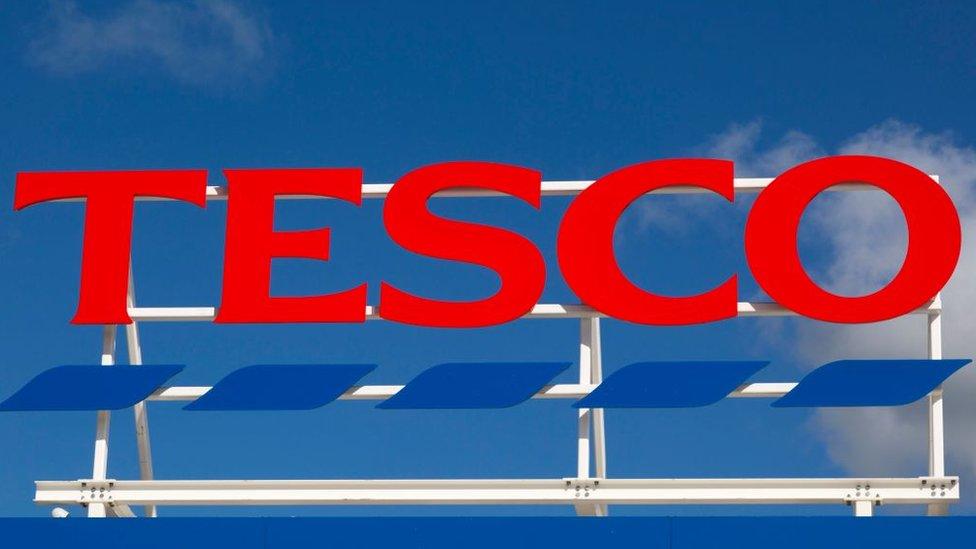 Tesco sign