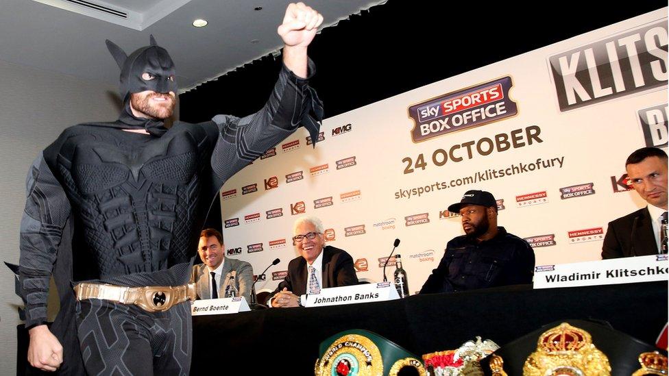 Tyson Fury as Batman