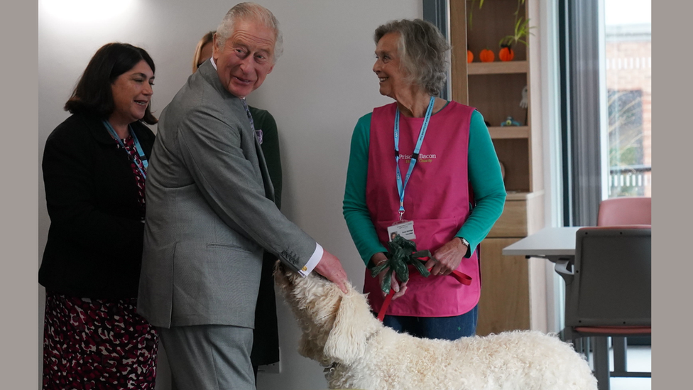 King Charles III at Priscilla Bacon Hospice