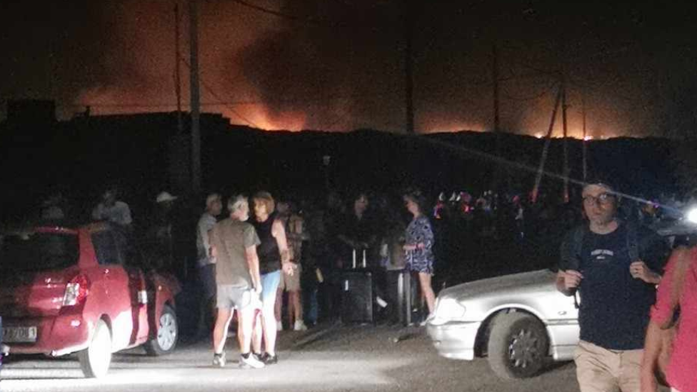 Rhodes wildfires