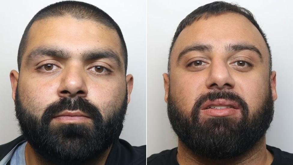 Manraj Johal (left) and Manvir Singh