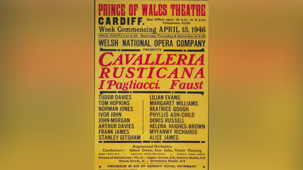 Opera poster from 1946