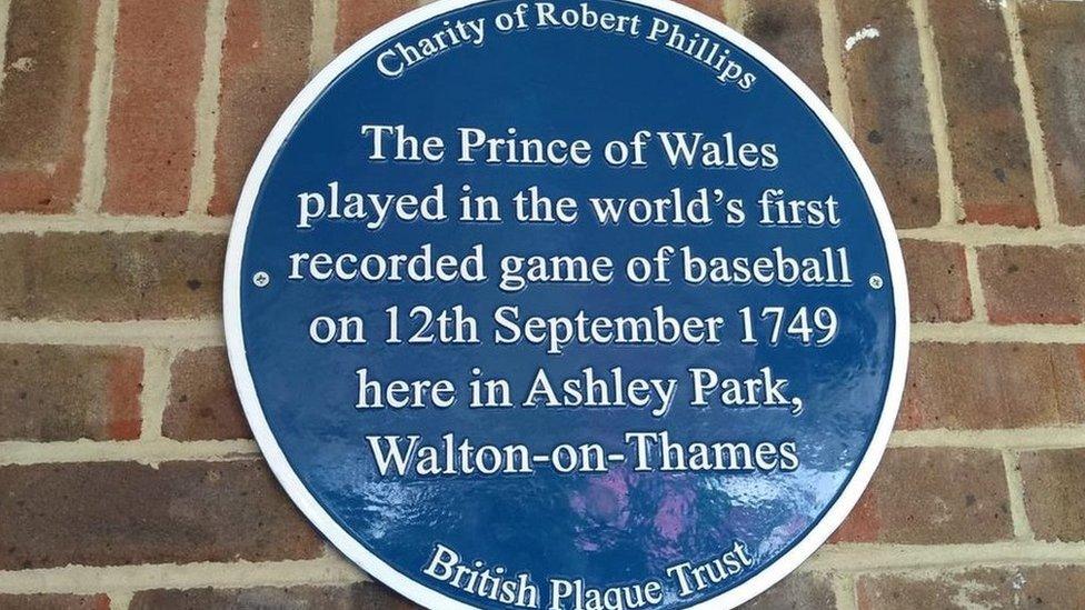 Plaque in Walton-on-Thames