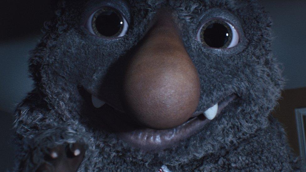 Moz the monster from John Lewis christmas advert