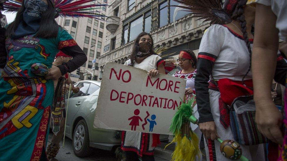 Immigrants Make America Great protest, Los Angeles, 18 February 2017